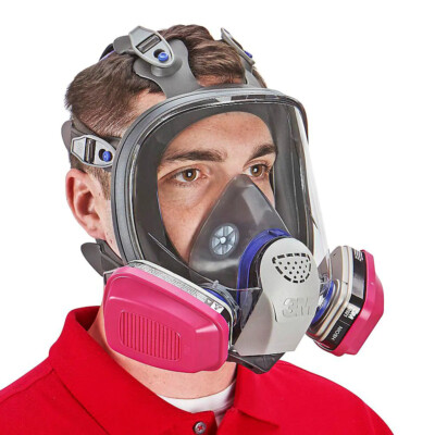 Full face respirator with sealed eye protection