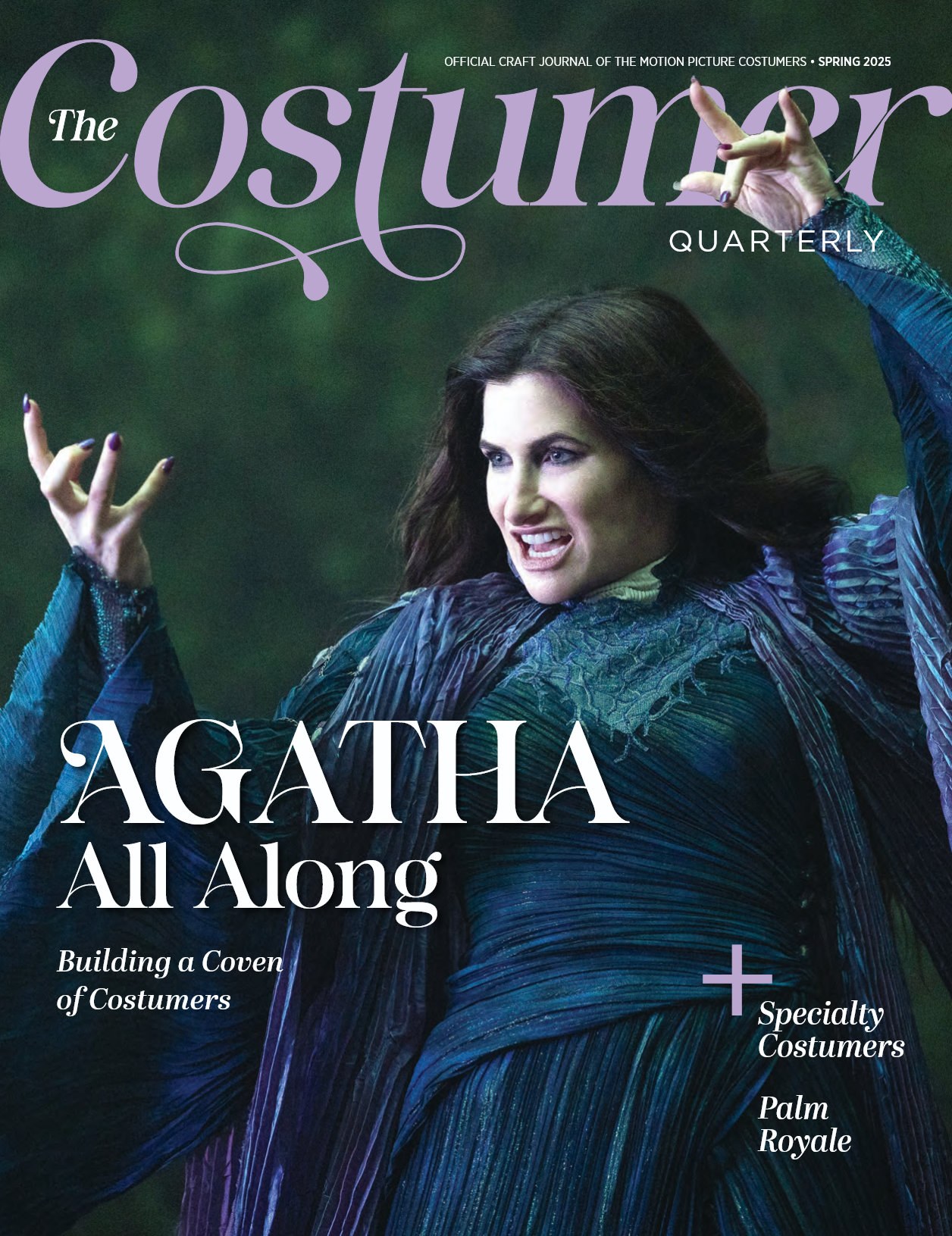 The cover of The Costumer Quarterly, Spring 2025 magazine