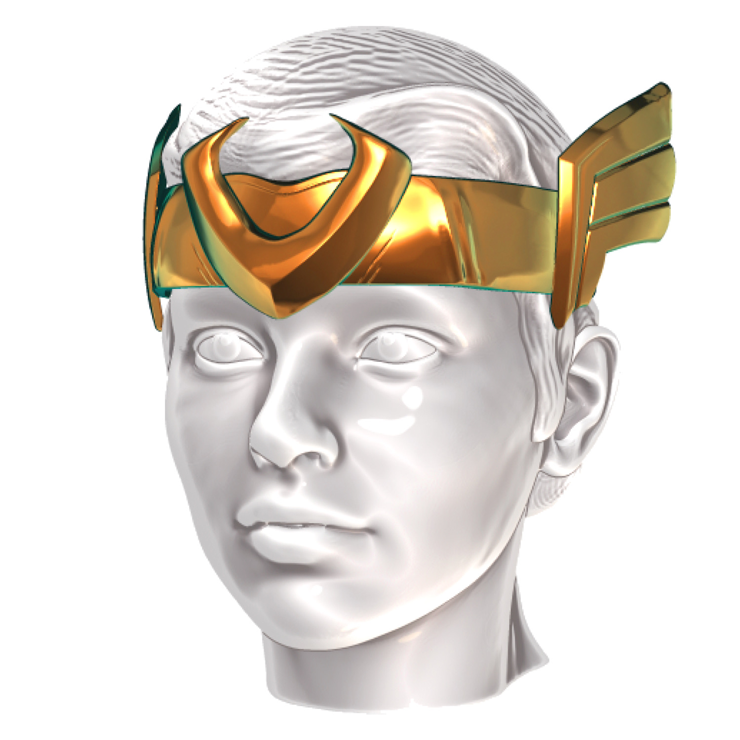 Kid Loki crown 3D concept model